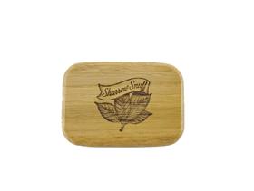 Wooden Snuff Box Sliding Lid Lightwood 3"x2"x7/8"